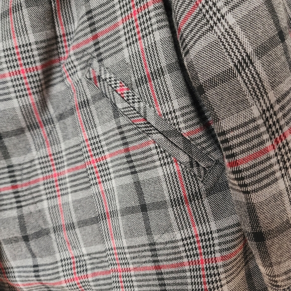 Ninety grey plaid cropped blazer women's 10 - Picture 6 of 11